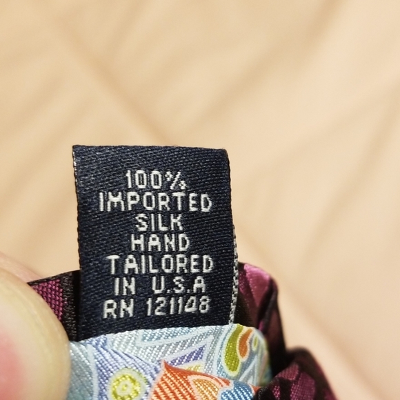 Ted Baker made in London 100% silk tie - Picture 7 of 8
